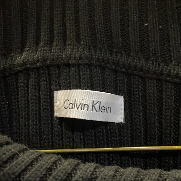 Ladies Calvin Klein black sweater dress small - Picture 3 of 6